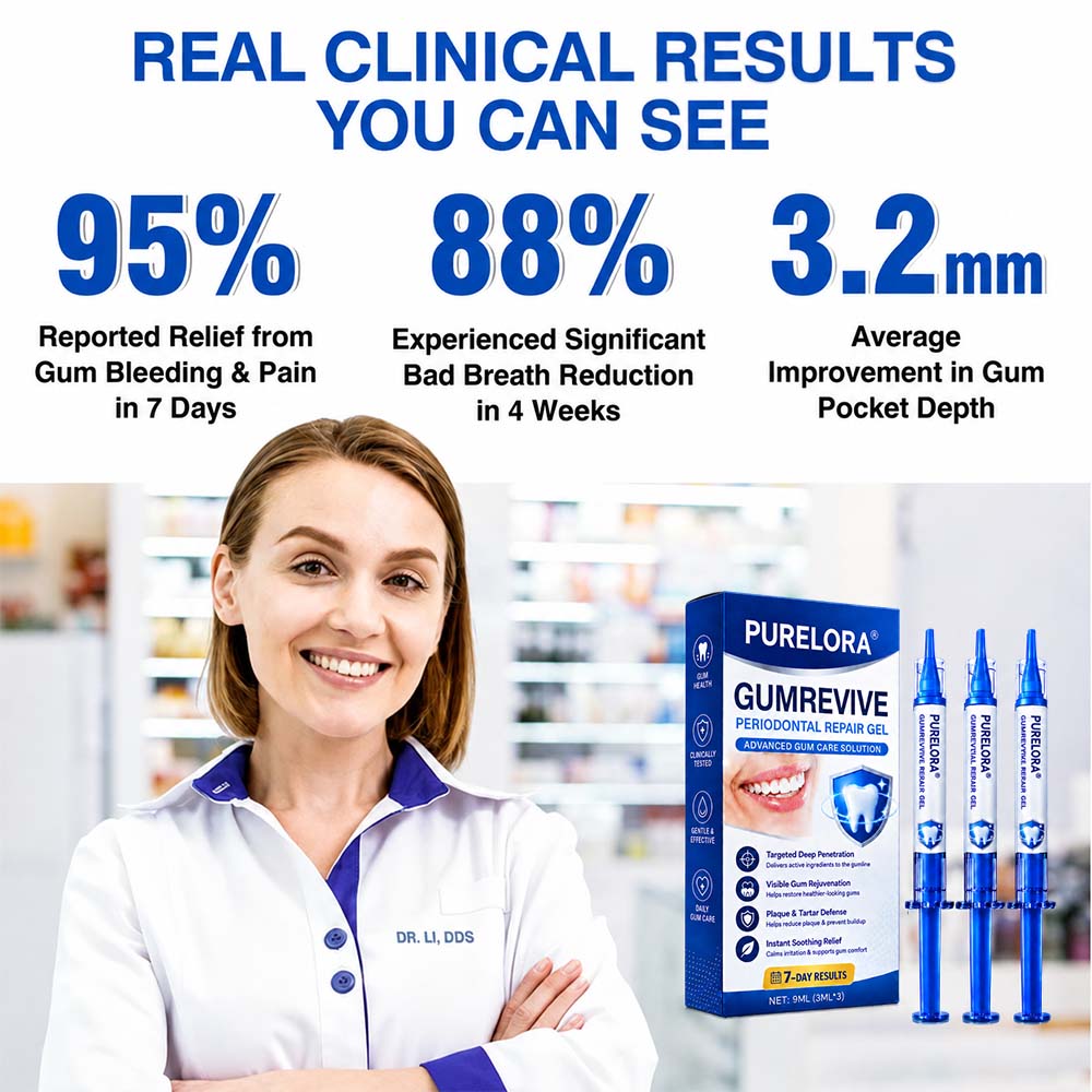 🦷 Healrize® GumRevive Periodontal Repair Gel (for bleeding gums, receding gums, and loose teeth)🐳