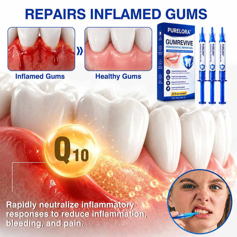 🦷 Healrize® GumRevive Periodontal Repair Gel (for bleeding gums, receding gums, and loose teeth)🐳