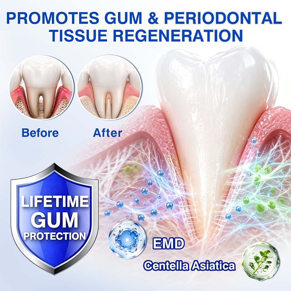 🦷 Healrize® GumRevive Periodontal Repair Gel (for bleeding gums, receding gums, and loose teeth)🐳