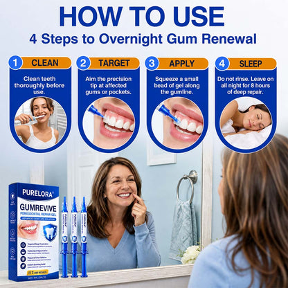 🦷 Healrize® GumRevive Periodontal Repair Gel (for bleeding gums, receding gums, and loose teeth)🐳